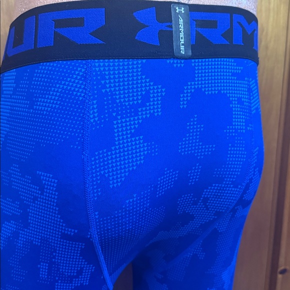 Under Armour 3.4 Blue Leggings Medium - Picture 4 of 5